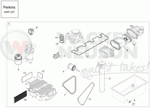 Zestaw przeglądowy ET 1000h 1000347060