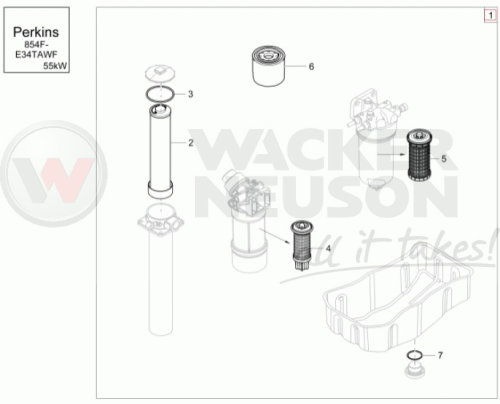 Zestaw przeglądowy ET 500h 1000361369