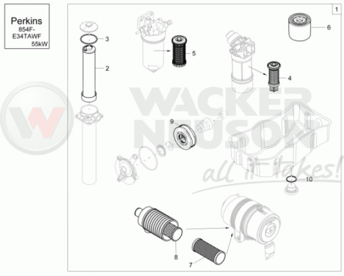Zestaw przeglądowy ET 1500h 1000361447