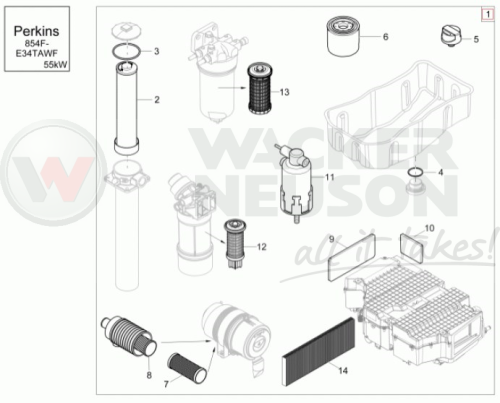 Zestaw przeglądowy ET 2000h 1000361449