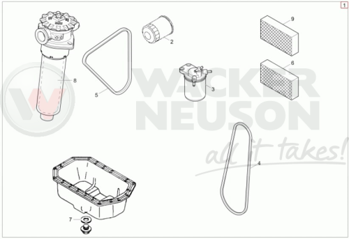 Zestaw przeglądowy EZ 500h 1000305339