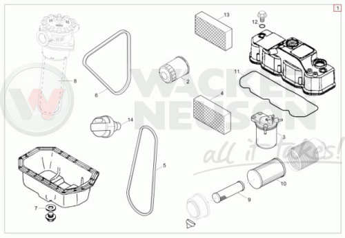 Zestaw przeglądowy EZ 1000h 1000305341