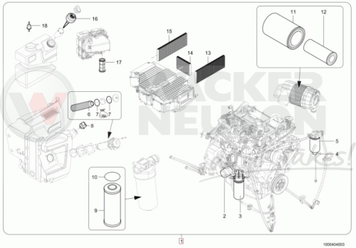 Zestaw przeglądowy WL 1500h 1000404004