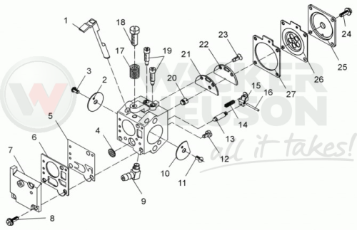 Zestaw naprawczy gaźnika BH 5000105516 / 0105516