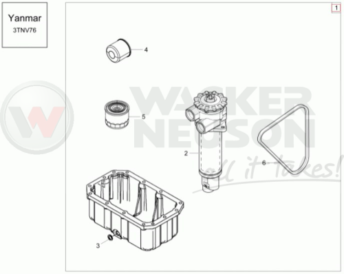 Zestaw przeglądowy DW 500h 1000428921