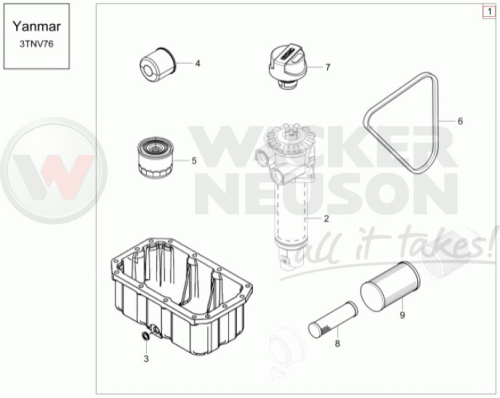 Zestaw przeglądowy DW 1000h 1000428923