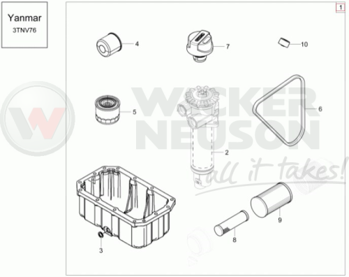 Zestaw przeglądowy DW 3000h 1000428925