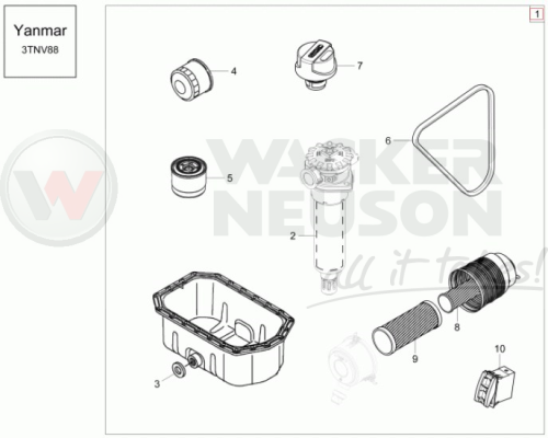 Zestaw przeglądowy DW 1000h 1000428924