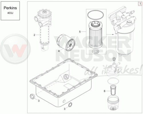 Zestaw przeglądowy DW 500h 1000444237