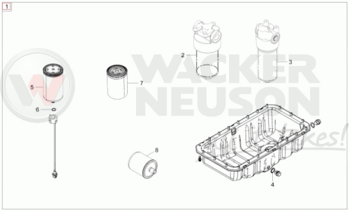 Zestaw przeglądowy DW DV 500h 1000409490