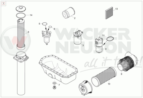 Zestaw przeglądowy 03 500h 1000307660