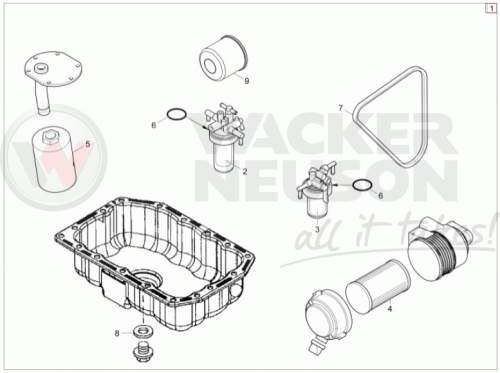 Zestaw przeglądowy 03 500h 1000159925