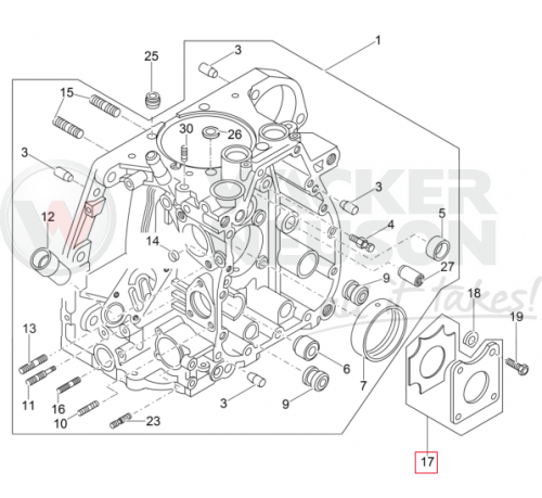 Płytka 1D41 1D81 5100030356 / 0030356