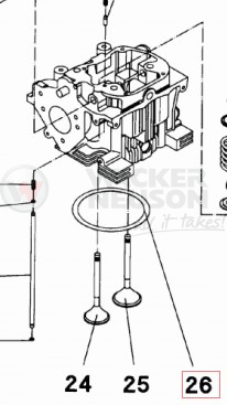 Uszczelka głowicy 1D81S (0,8mm) 5000094915 / 0094915