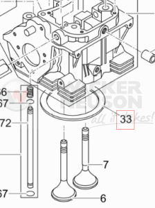 Uszczelka głowicy 1D42S (1,15mm) 5000207802 / 0207802