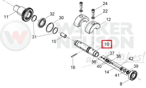 Wałek wibratora BPU DPU 5000220077 / 0220077