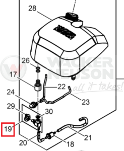 Zawór paliwa BH 5000222410 / 0222410